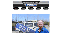 Desktop Screenshot of personalautoservice.co.nz